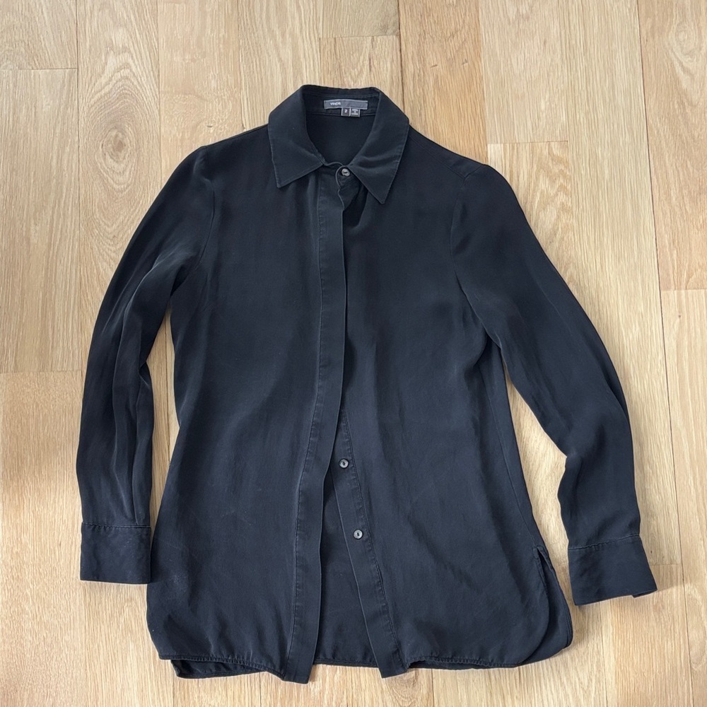 Vince women’s black Button Down Shirt